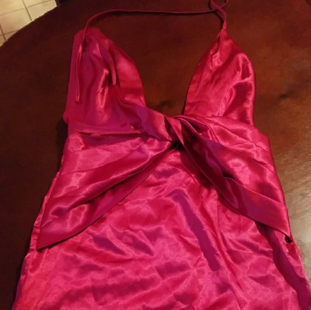 Silk Red Dress